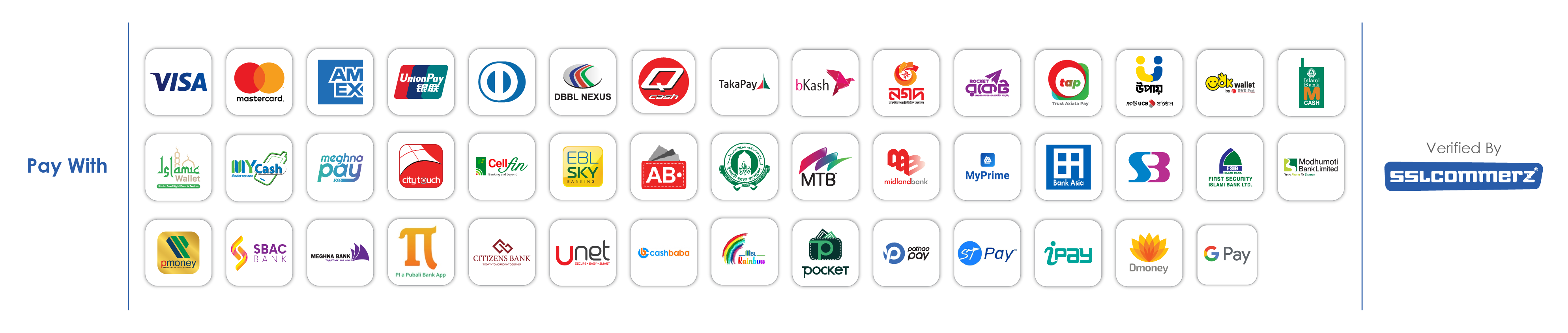 Secure Payment by SSLCommerz